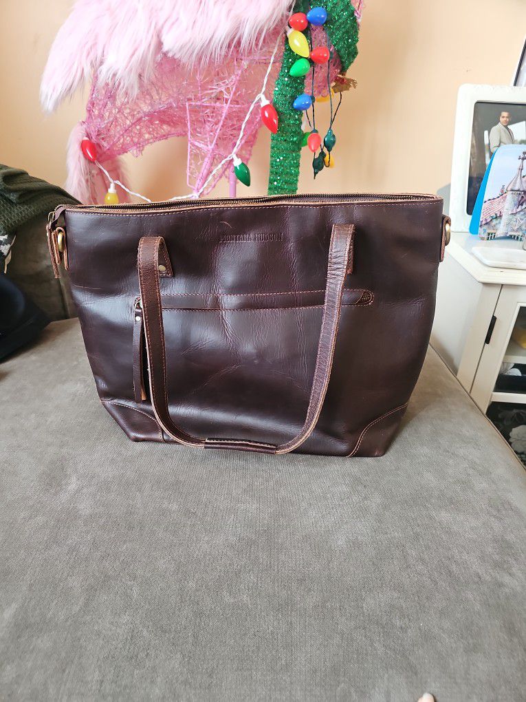Montana Hudson Leather Hand/Shoulder Bag