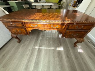 Wood desk