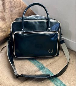 Leather Weekender Duffel - Fred Perry