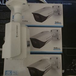 Amcrest 4k Cameras 3 Different Sizes