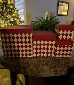 Four Decorative Boxes