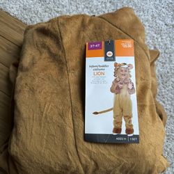Lion costume, Size 3-4T