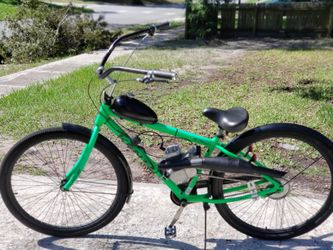 BIG 32" Beach Cruiser w brand new upgraded 80cc motor kit w BIG BERTHA PIPE
