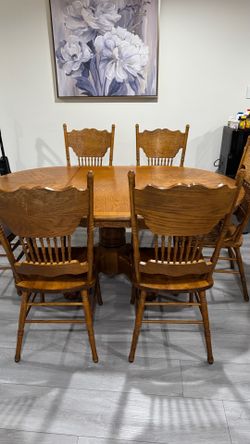Dining table with chairs