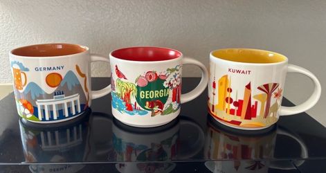 Starbucks mugs