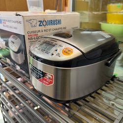 Zojirushi Micom 3-Cup Compact Size Rice Cooker and Warmer Stainless Steel Very Good Condition