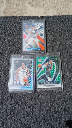 Shohei Ohtani, Victor Wembanyama, Dylan Harper RC Trading Cards Lot
