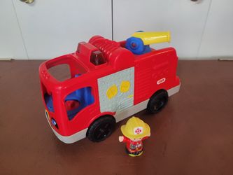 Fisher Price Little People Helping Others Fire Truck 
