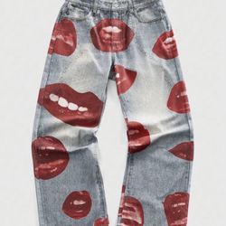 Lips Jeans Romwe 