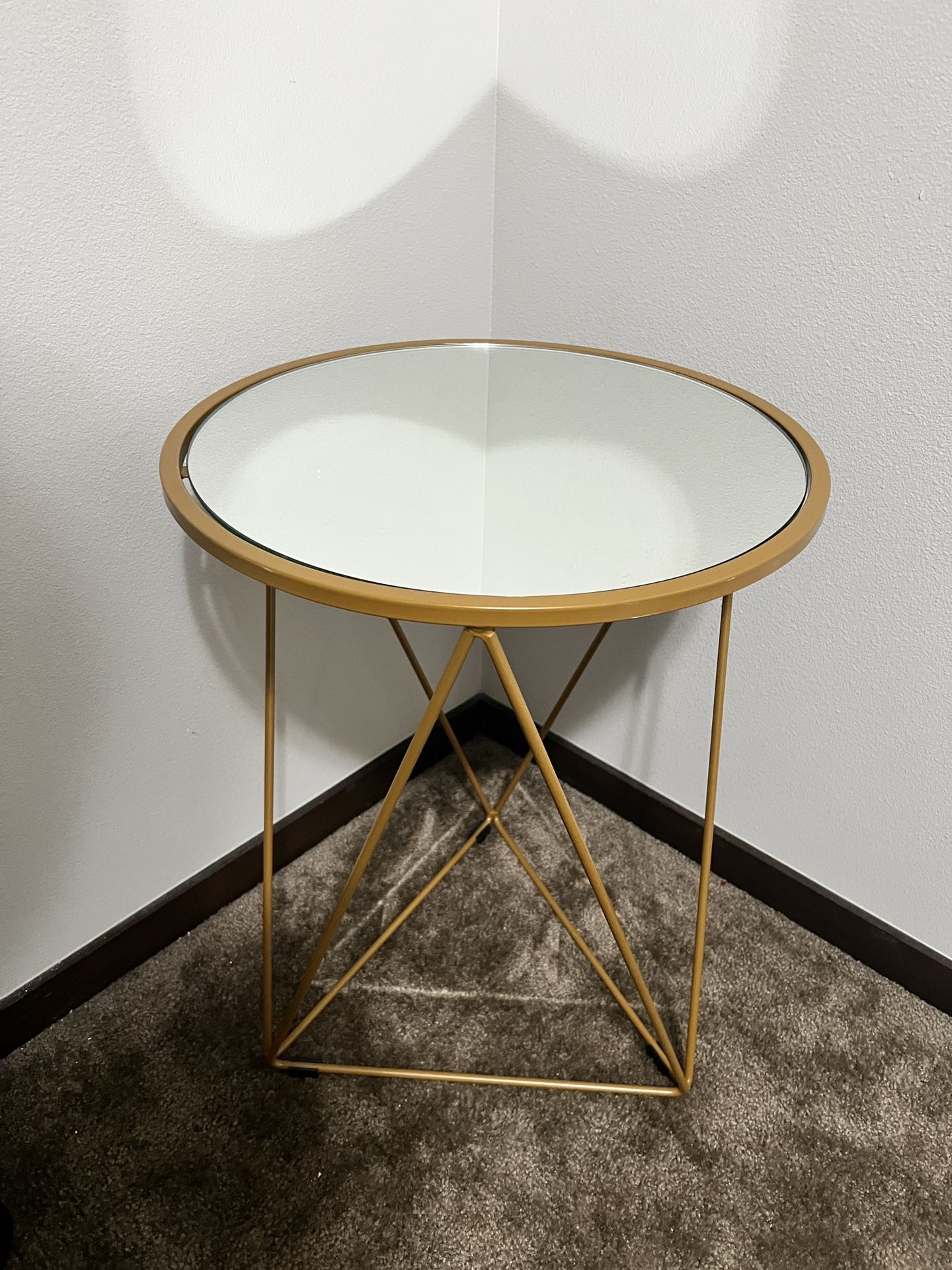Mirror Side Table