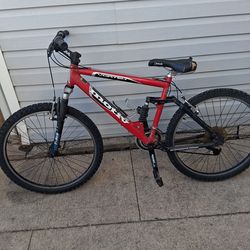 Full suspension mountain bike