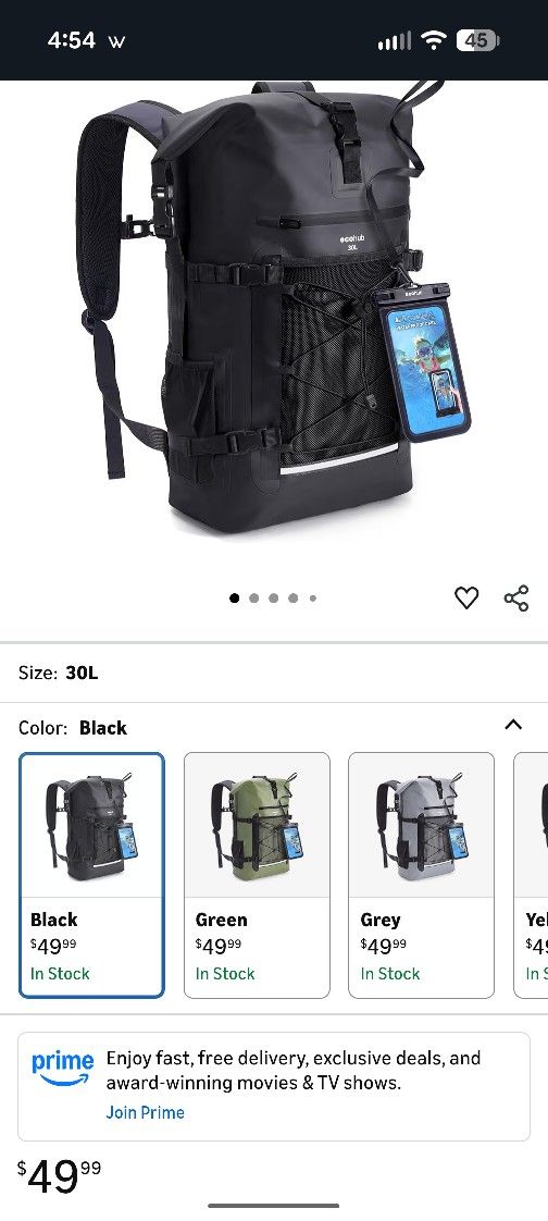 Water Proof Backpack 