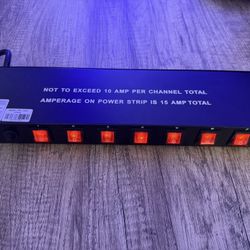 Power Center  8-switch Rackmount Saltwater Aquarium Fishtank