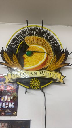 Neon Light Shocktop Beer