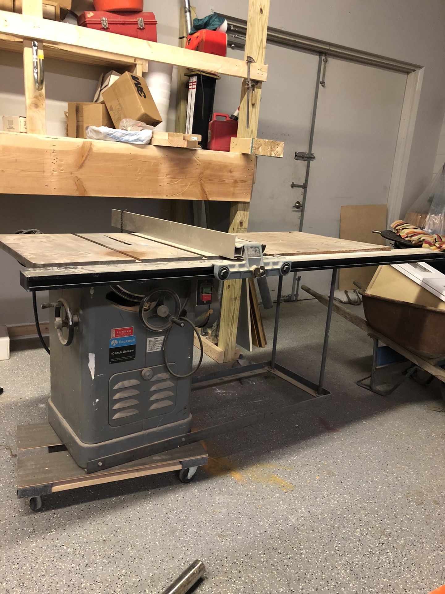 Rockwell 10” table saw