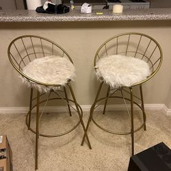 Gold Barstools 