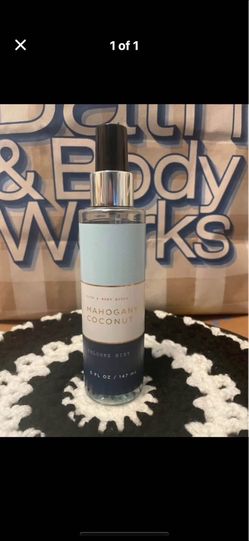 Limited Edition BBW Mahogany Coconut Cologne Mist 5 fl oz