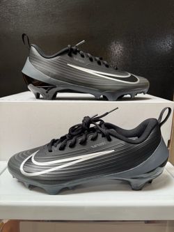 Size 8.5 - Men's Nike Vapor Edge Speed 3 Black Gray Football Cleats FB3303-002