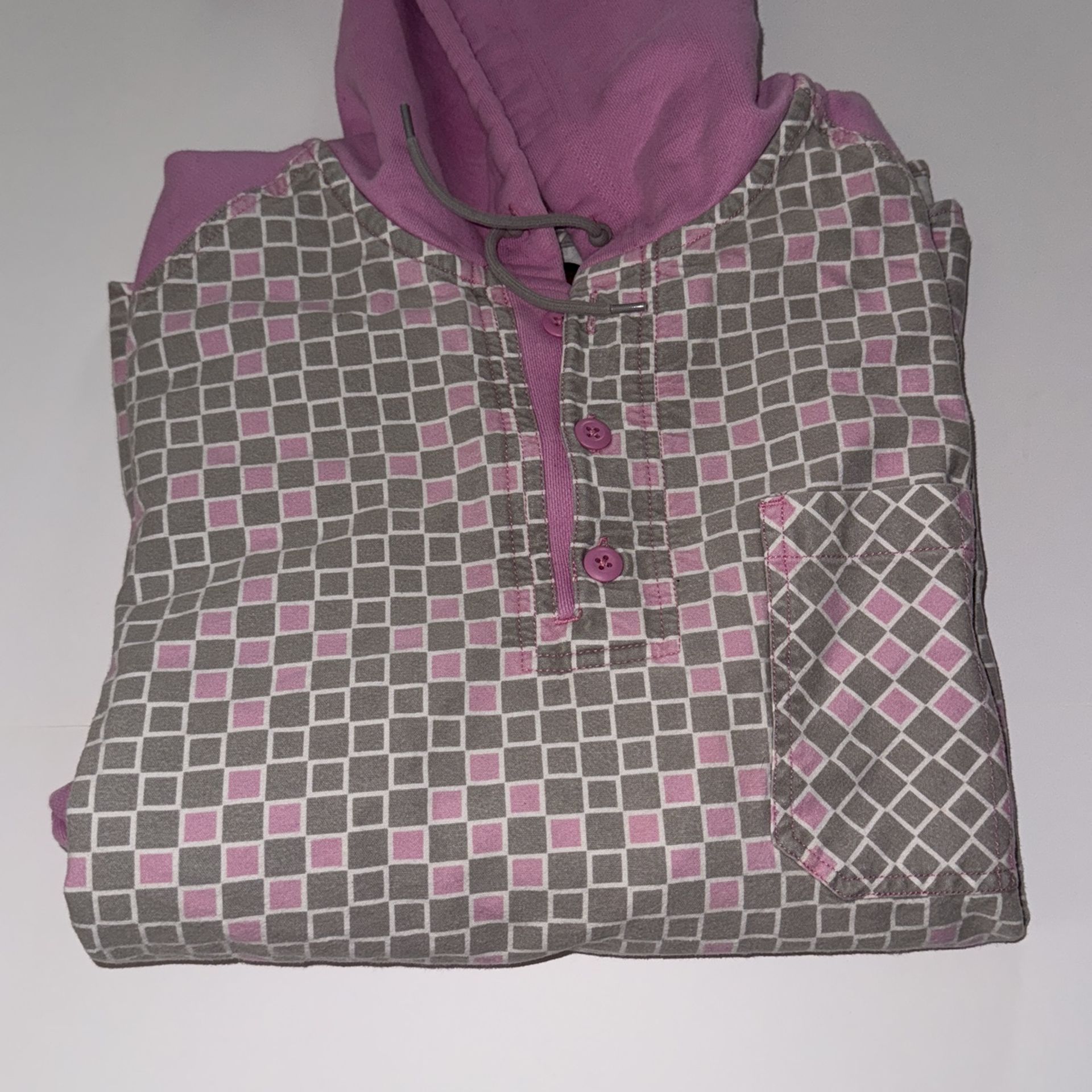 Levi Pink/Grey Hoodie