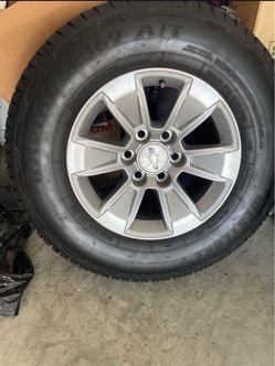 Chevy stocks 17s new tires no scratches