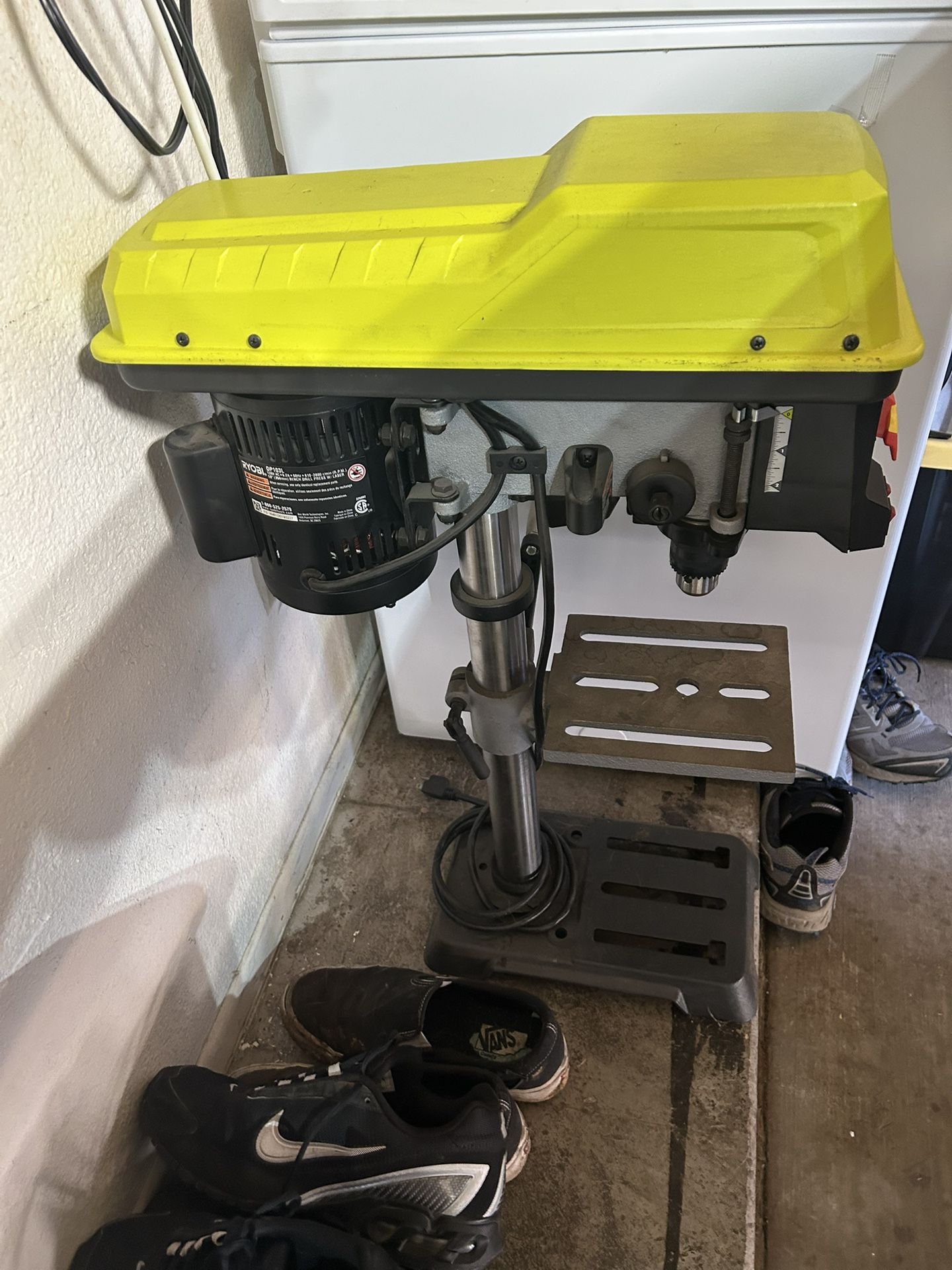 Ryobi 10 Inch Bench Drill Press With Laser