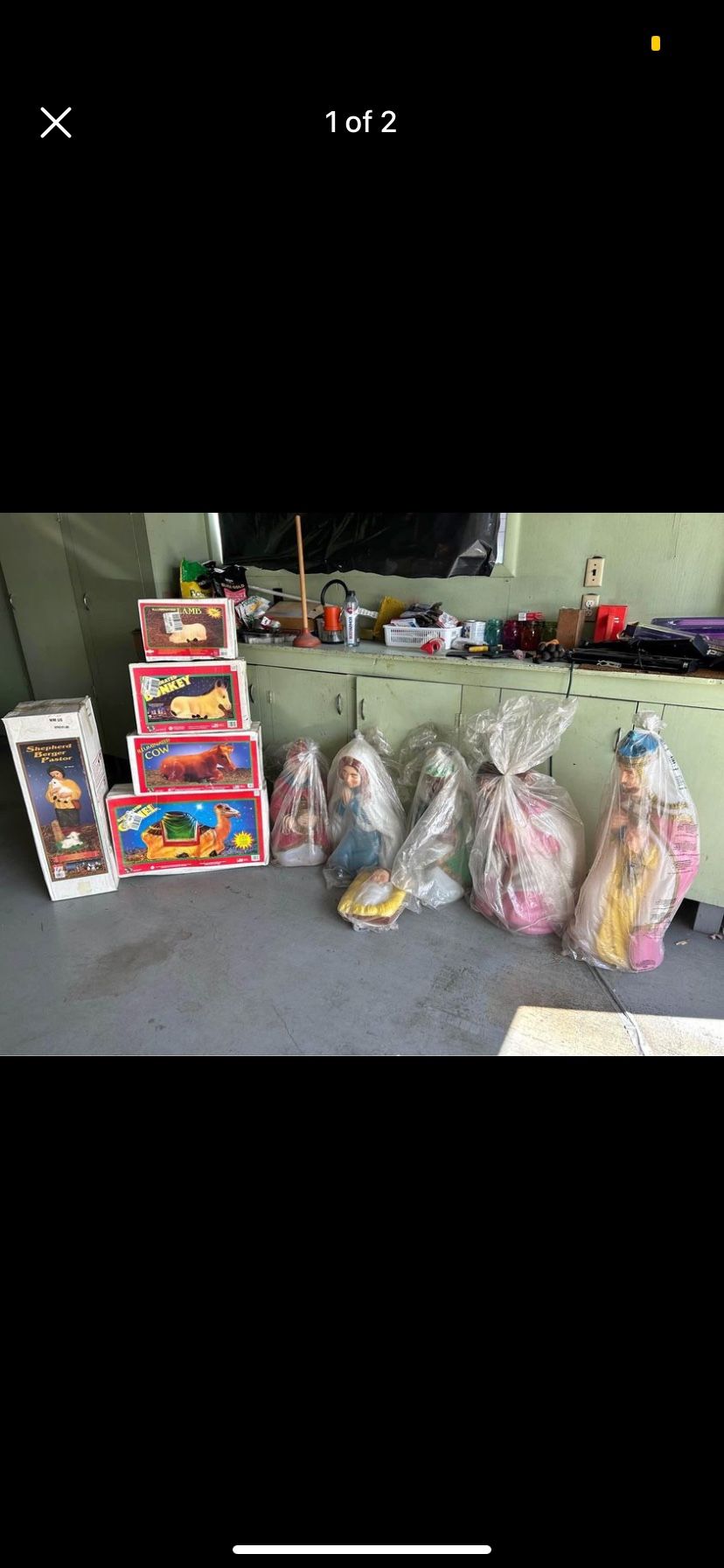 General Foam Blow Mold Nativity Scene