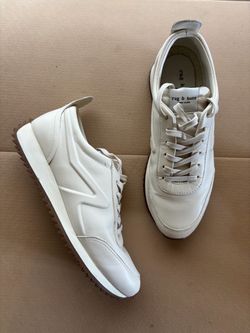 Rag & Bone Women White Leather Sneakers