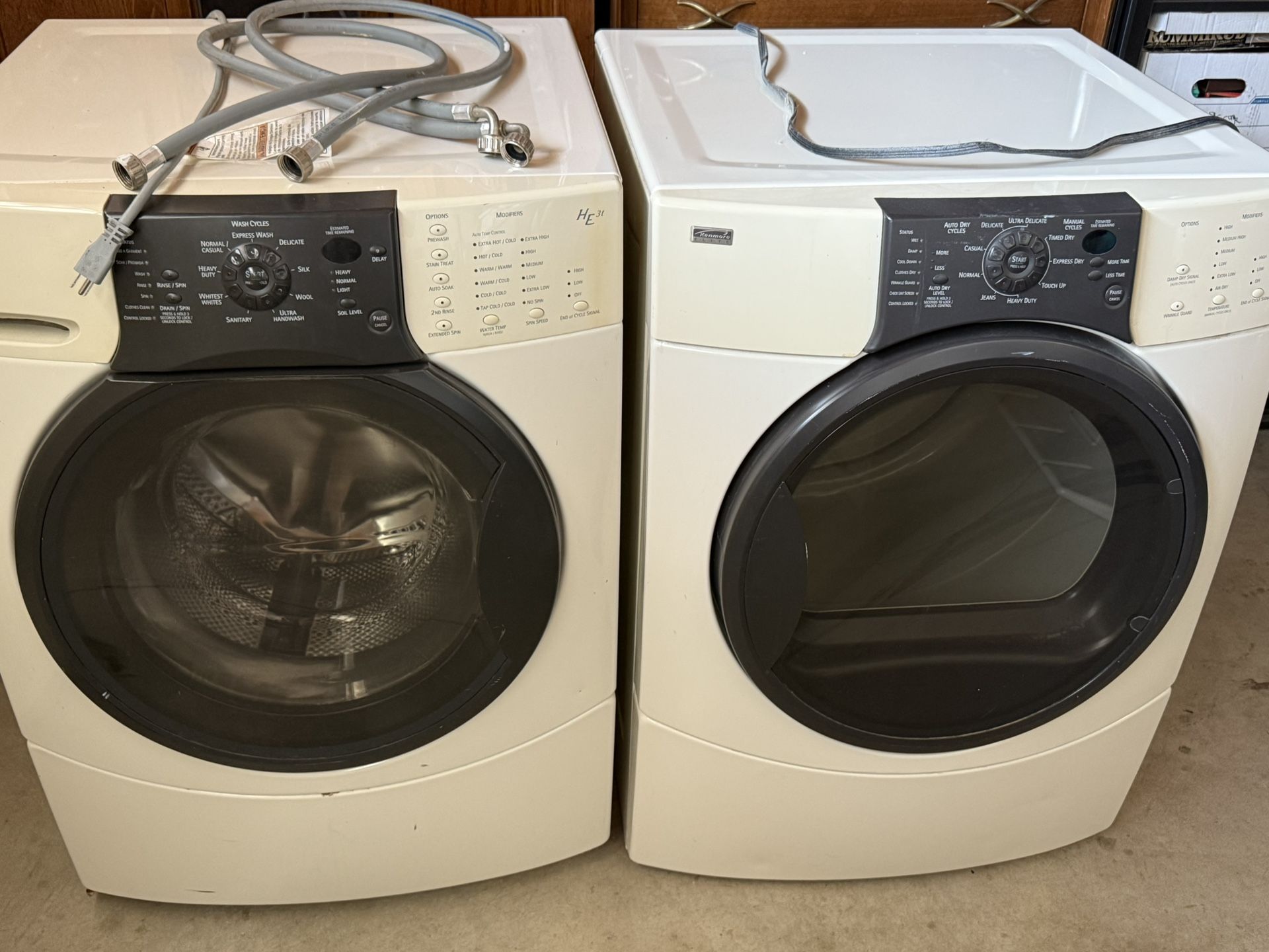 Kenmore ELITE Washer & Gas Dryer Set