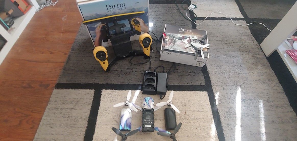 Parrot bebop 2 set, upgraded parts. Vr goggles