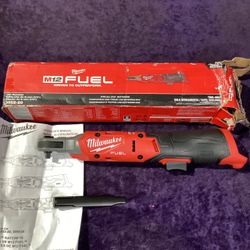🧰🛠Milwaukee M12 FUEL Compact 1/4 in. Cordless Ratchet-NEW!(Tool-Only)-$180!🧰🛠