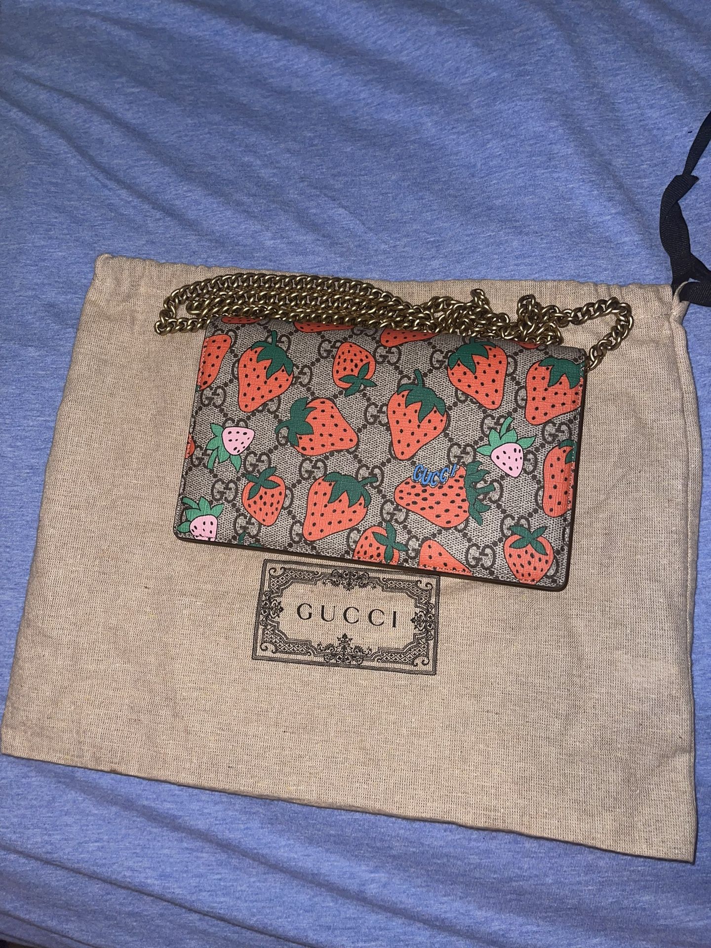 Supreme Gucci Strawberry Bag