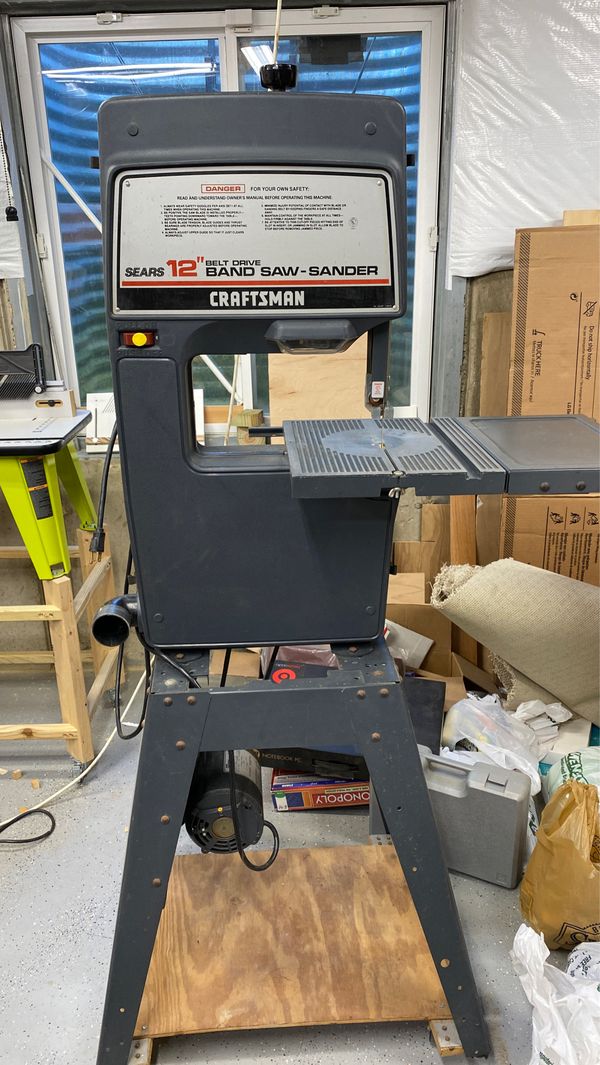 Craftsman 12" Band SawSander belt drive for Sale in Bartlett, IL OfferUp