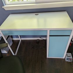 Ikea Micky Small Desk Like New Turquoise 