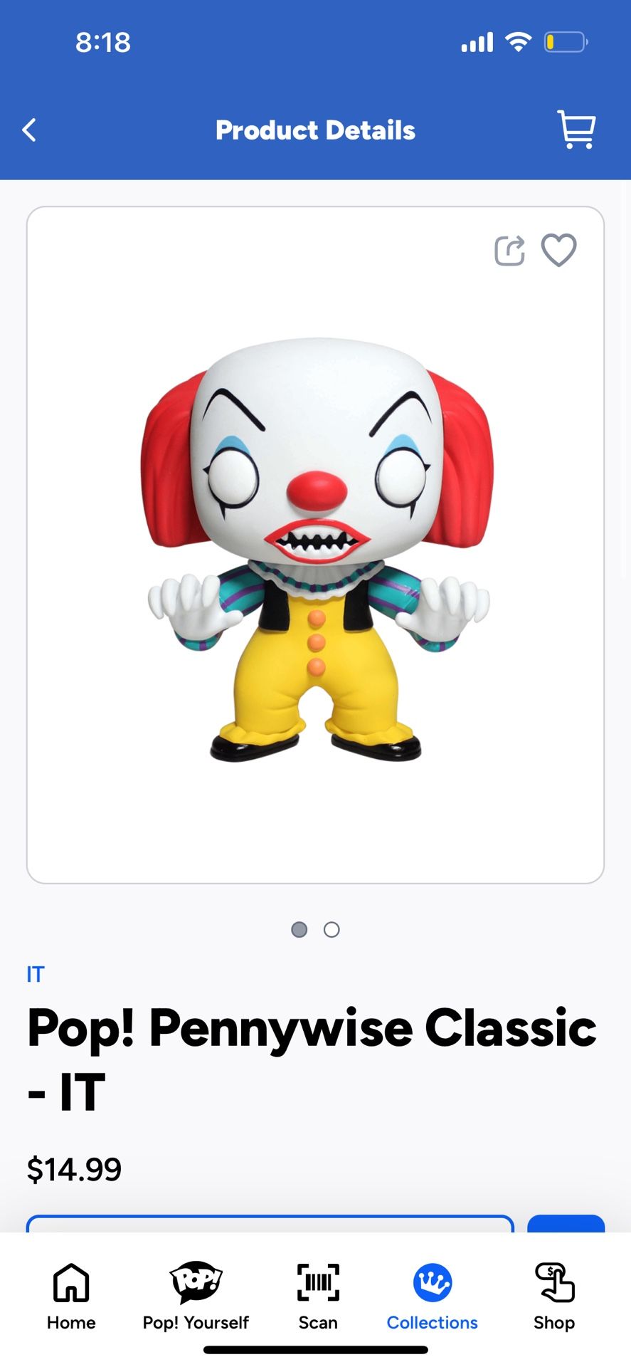 It Pennywise Classic Funko