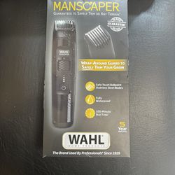 WAHL Manscaper Fully Waterproof Precision Blades Trimmer 05618-100 (Black)