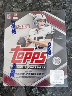 2026 Topps Flagship Football Mega Box