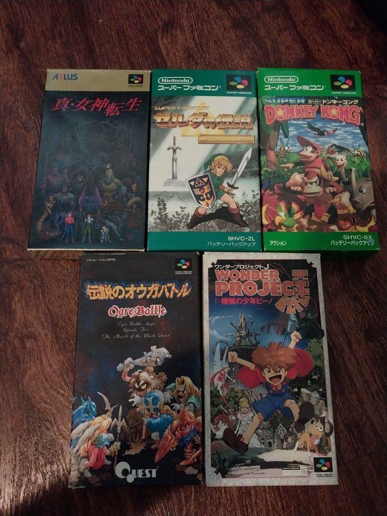 Nintendo Super Famicom Games 