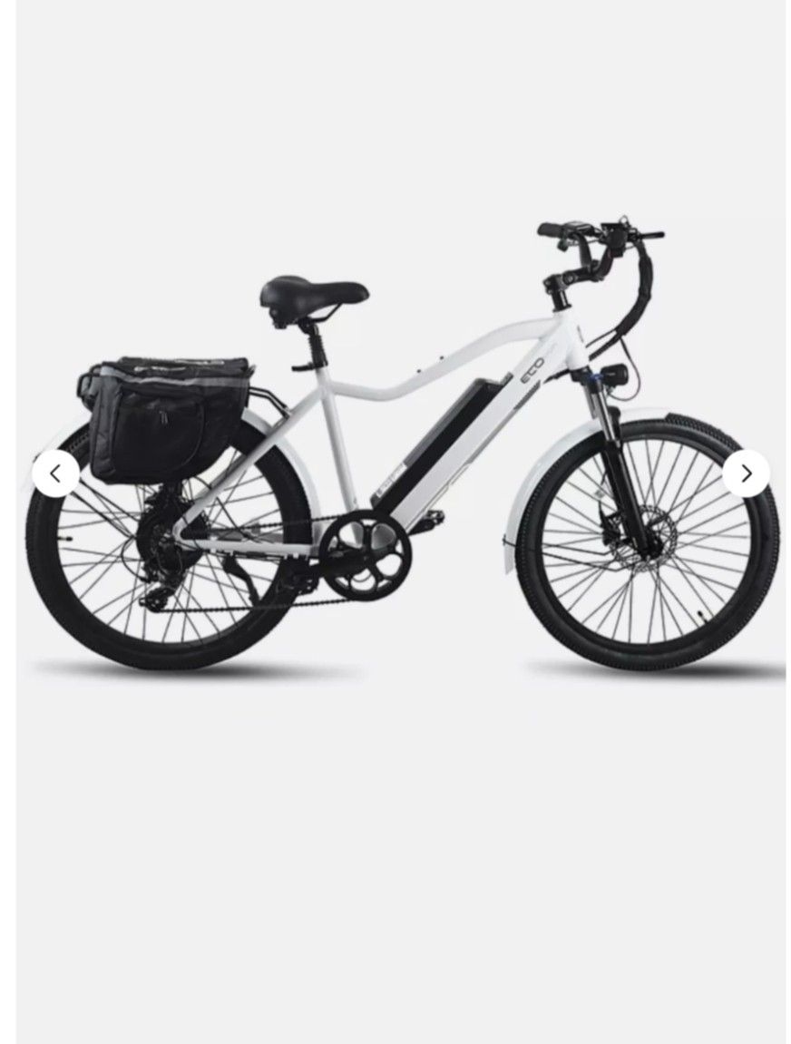 Ecomotion City "M" 1000W Peak Electric Bike White - New in Box - $2199 MSRP!!