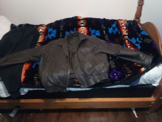 XL Brown Leather jacket.