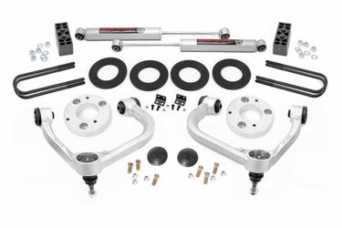 Rough Country 3” Lift Kit Strut Spacers with N3 Rear Shocks / F150 4wd 21-26