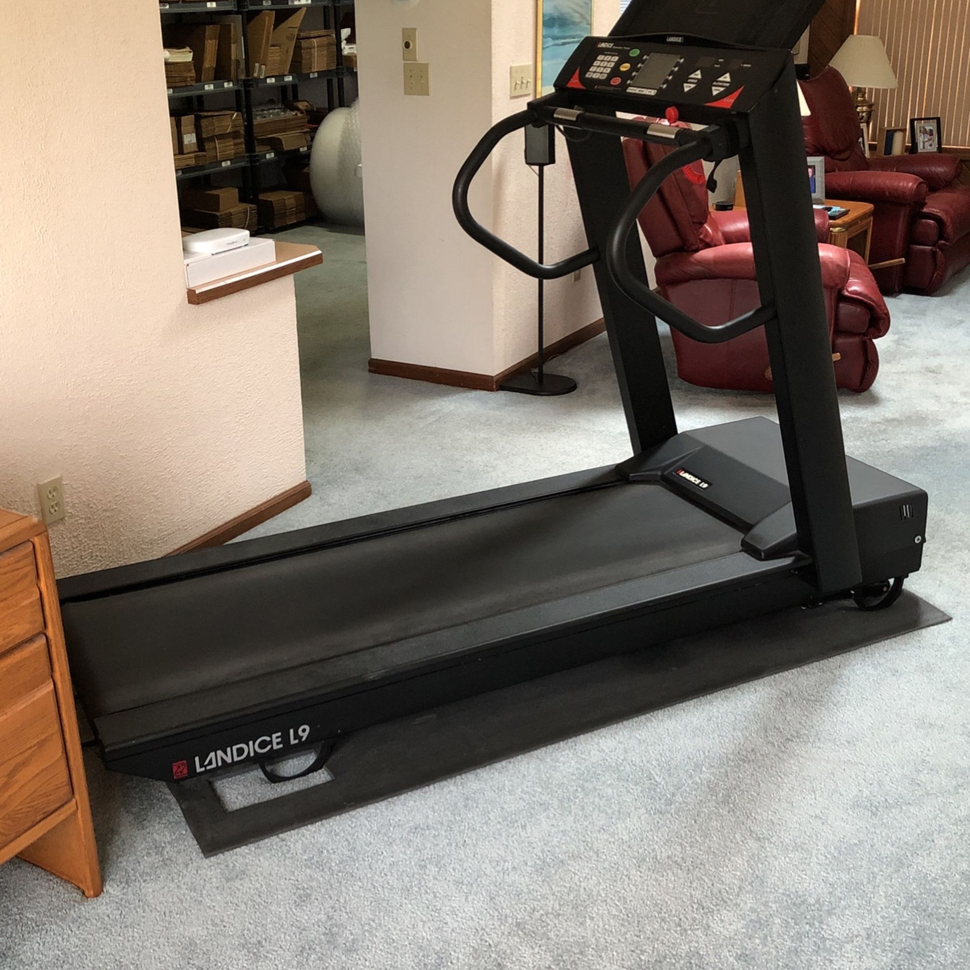 Landice L9 Executive Trainer Professional Treadmill 220 Volts AC