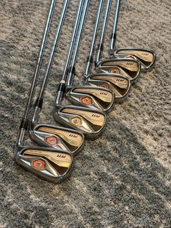 TaylorMade R11 Iron Set 5-9 PW AW 7 Piece Set KBS 90 Stainless Steel Shaft