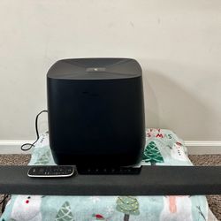 🎶 Polk Audio MagniFi II Sound Bar + Wireless Subwoofer – 3D Audio, Built-in Chromecast, HDMI & Optical Cables Included