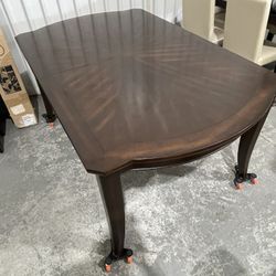 COASTER Brown Dining Table w/ Add Leaves