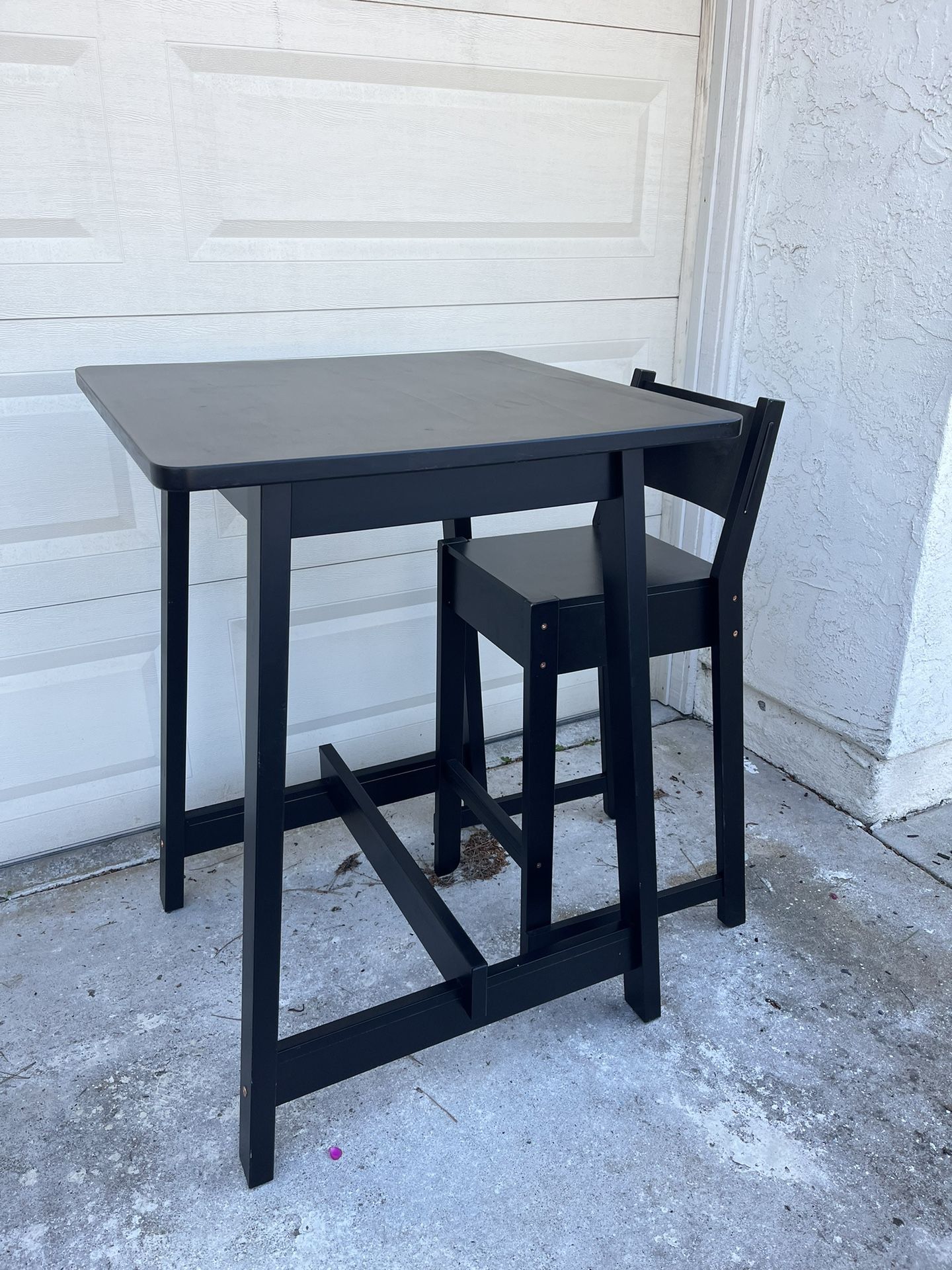 IKEA Bar Height Table And Chair