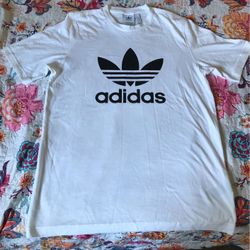 White Adidas Shirt 