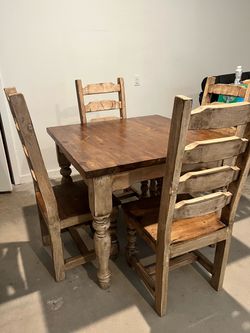 Table and chairs