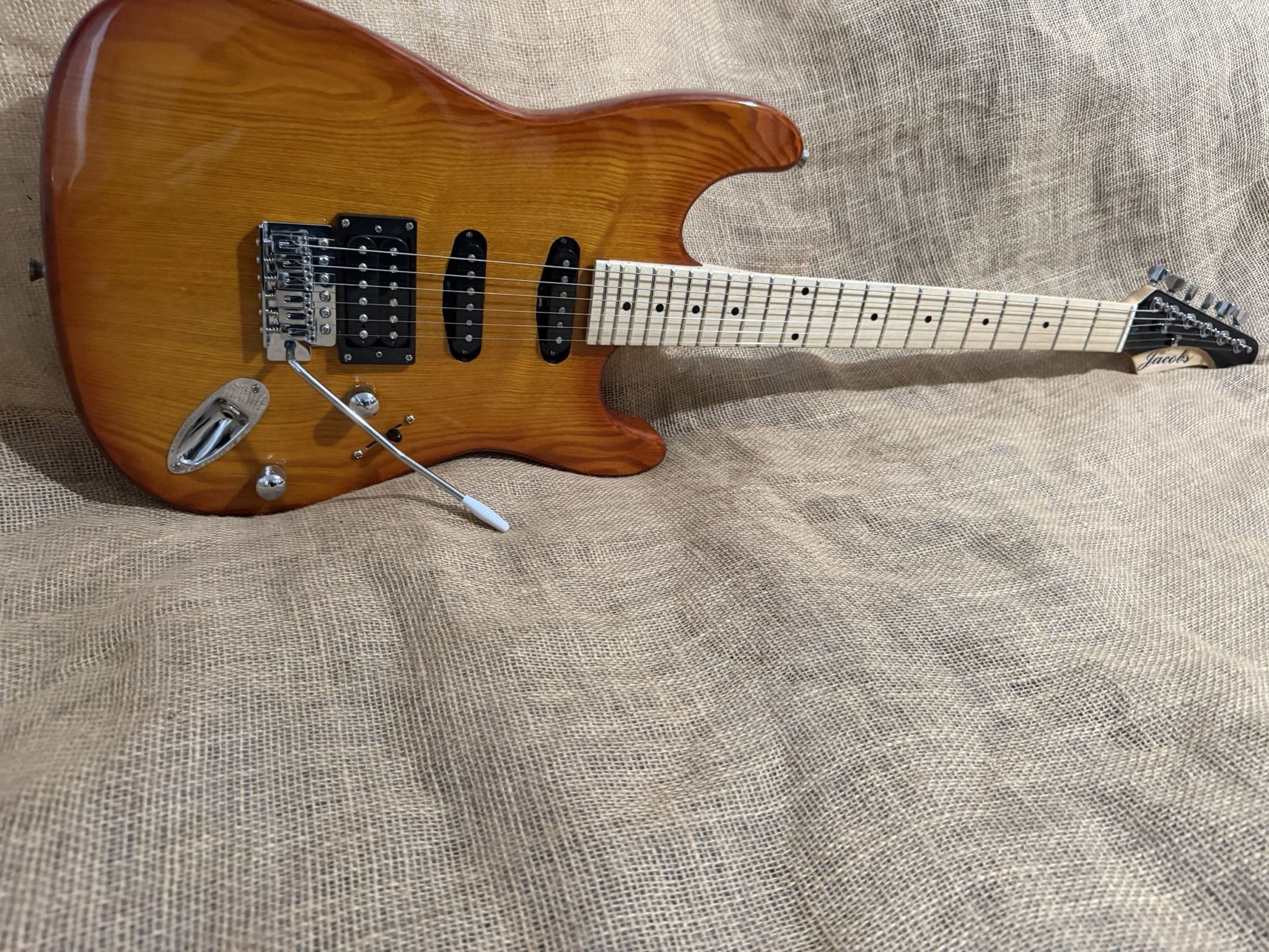 JACOBS Strat Ash Body Electric Guitar. USA