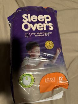 Sleep Over Súper LG/xl 12 Youth ,7 Packs
