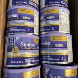 Similac Pro Total Comfort 7oz Cans Sell Or Trade For Enfamil 12oz Cans 